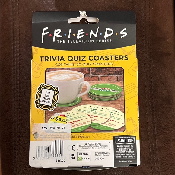 Friends Trivia Quiz Coasters - Picture 2 of 2